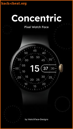 Concentric - Pixel Watch Face screenshot