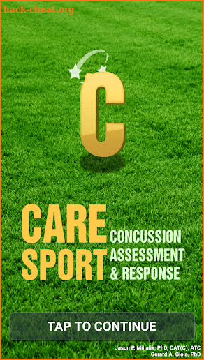 Concussion Assessment&Response screenshot