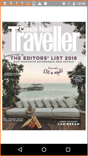 Condé Nast Traveller Magazine screenshot