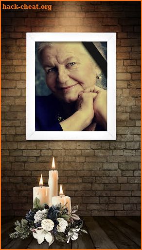 Condolence Photo Frames with Candle screenshot