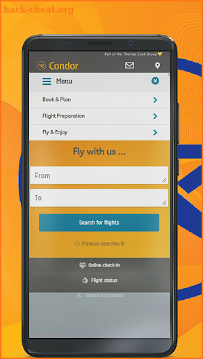 CONDOR Airlines  - Flüge buchen screenshot