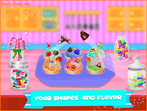 Cone Icecream Cupcake Maker Chef screenshot