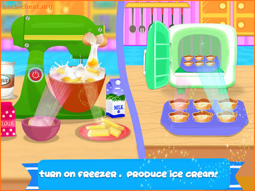 Cone Icecream Cupcake Maker Chef screenshot