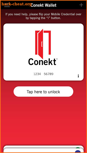 Conekt Wallet App screenshot