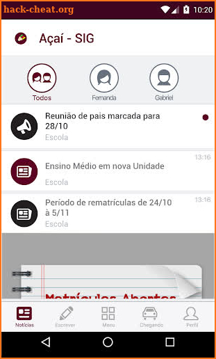 Conexão Escola Açaí - SIG screenshot
