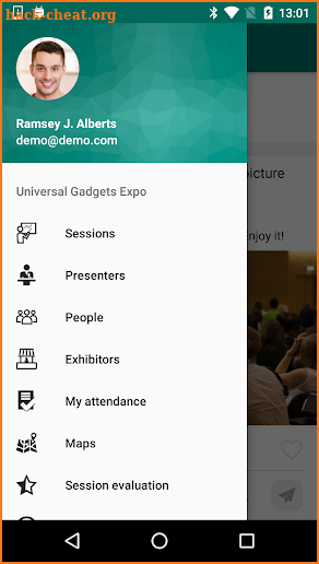 Conference Attendee screenshot