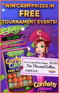 Confetti Cash Slots Casino HQ 2018 screenshot