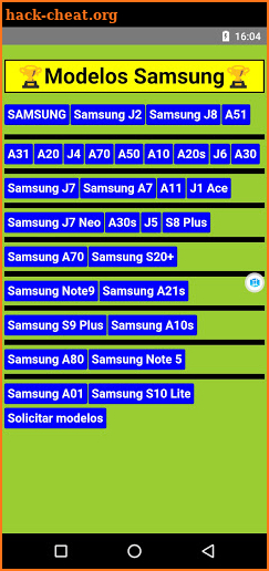 Configuraciónes Free fire Samsung 2021 screenshot