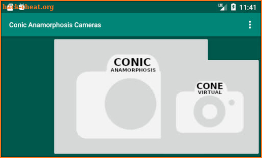 Conic Anamorphism Cameras screenshot
