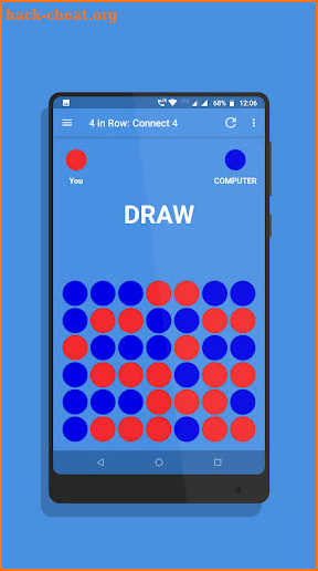 Connect 4 in a row game screenshot