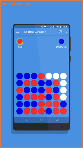Connect 4 in a row game screenshot