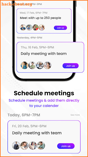 Connect Meetings-video meeting screenshot