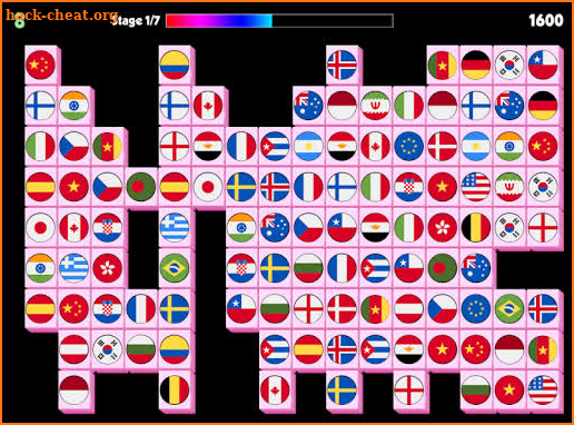 Connect - Pair Matching Puzzle Flags Onet screenshot