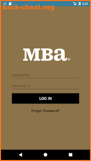 Connect to MBA screenshot