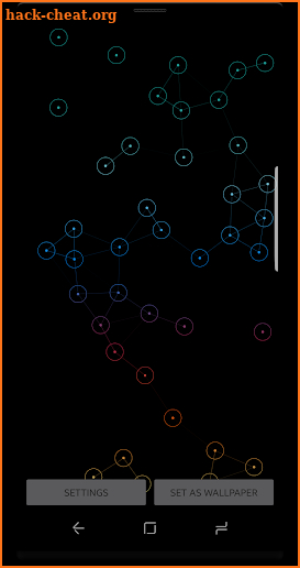 Connected Dots - Digital Net Live Wallpaper screenshot