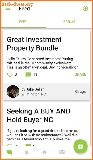 Connected Investors screenshot