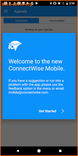 ConnectWise Mobile screenshot
