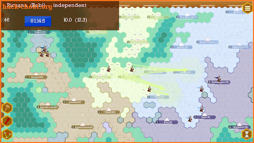 Conquicktory: turn-based strategy empire building screenshot