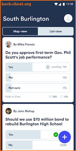 Consensus screenshot