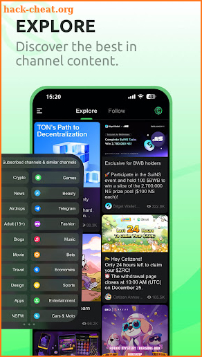 Conso - Community on Telegram screenshot