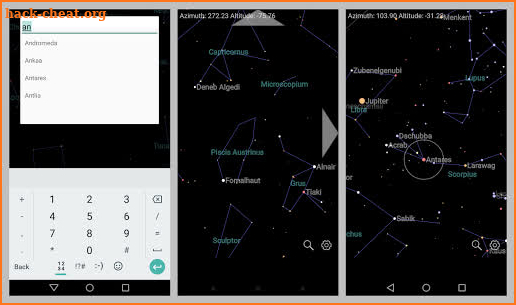 Constellation Map screenshot