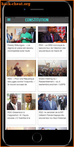Constitution de RDC screenshot