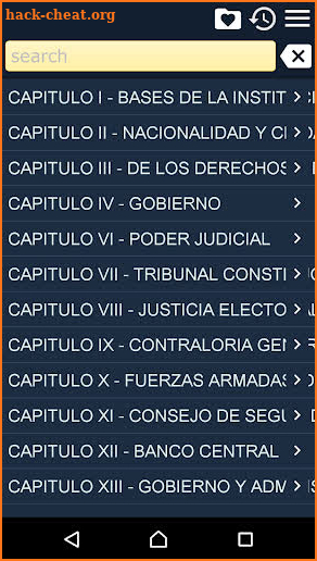 Constitution of Chile screenshot
