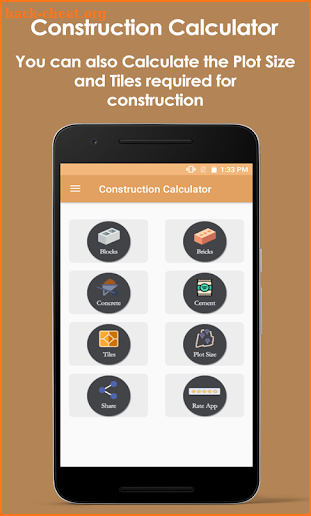 Construction Calculator - Building Materials Cal screenshot