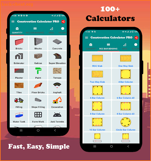 Construction Calculator PRO screenshot