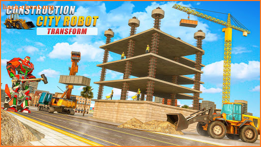 Construction City Robot Transform screenshot