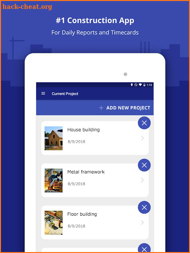 Construction Daily Log App screenshot