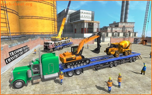 Construction Machines Transporter Cargo Truck Game screenshot