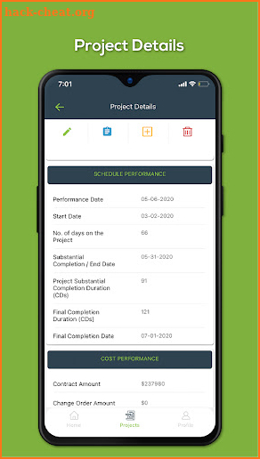Construction Management App screenshot