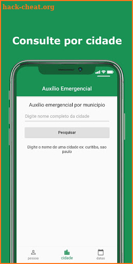 Consulta Auxilio Emergencial screenshot