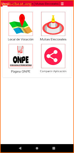 Consultas ONPE screenshot
