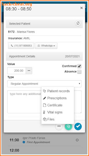 Consultorio - Clinic Management screenshot