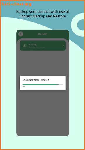 Contact Backup & Restore screenshot