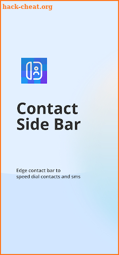 Contact Edge side bar screenshot