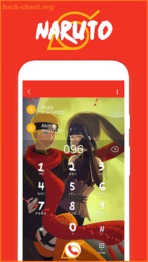 Contact Theme for Naruto - Anime Phone Dialer screenshot