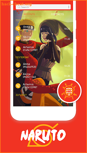 Contact Theme for Naruto - Anime Phone Dialer screenshot