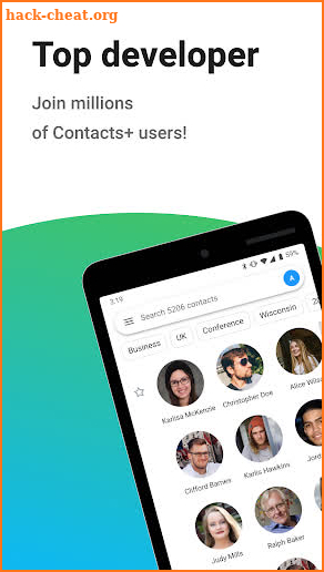 Contacts+ screenshot
