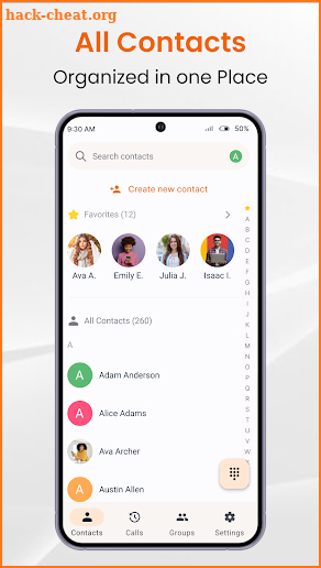 Contacts 2025 screenshot