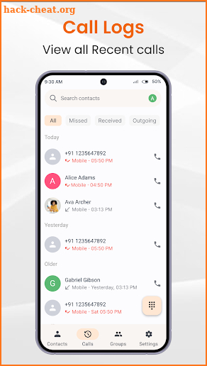 Contacts 2025 screenshot