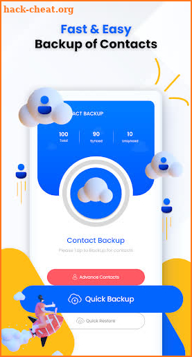 Contacts Backup: Cloud Storage screenshot