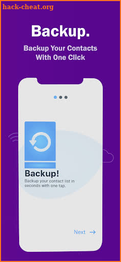 Contacts Backup - Recovery App screenshot