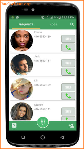 Contacts, Dialer and Phone by Facetocall screenshot