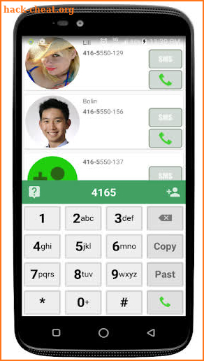 Contacts, Dialer and Phone by Facetocall screenshot