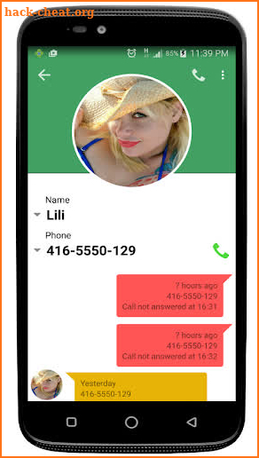Contacts, Dialer and Phone by Facetocall screenshot