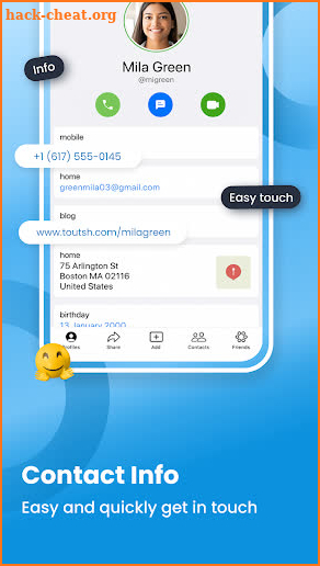 Contacts : Easy Phone Dialer screenshot