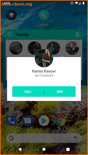 Contacts Widget - Quick Dial Widget - Speed Dial screenshot